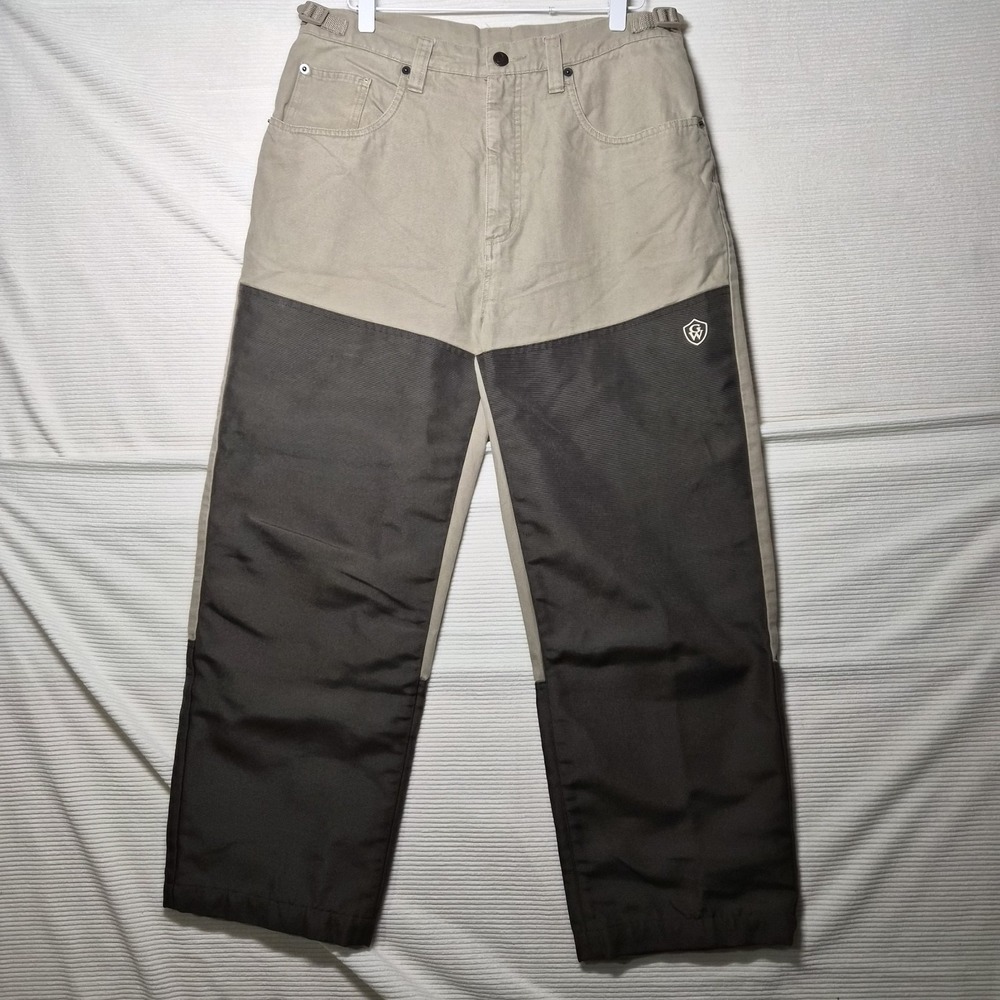 Game Winner‎ Mens Hunting Pants 28x26 Tan Brown Reinforced Canvas Outdoors
